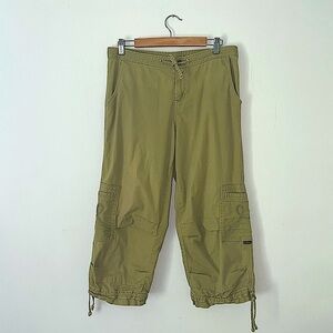 Prana Drawstring Cropped Cargo Pants